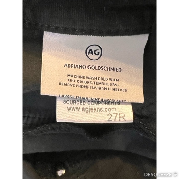 Anthro AG Adriano Goldschmied The Legging Super Skinny in Olive Size 27 Corduroy - Picture 7 of 8